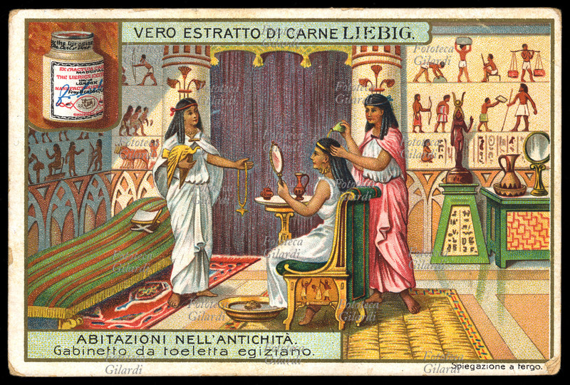 EGITTO Figurina Liebig della serie \
