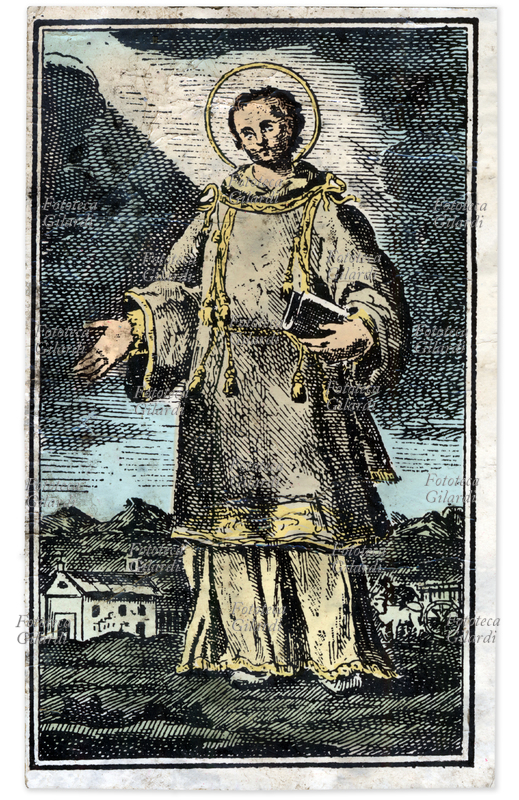 SAN GIULIANO (metà del IV secolo -391), diacono, è commemorato come santo dalla Chiesa cattolica - festa 7 gennaio - immaginetta devozionale 1940 circa