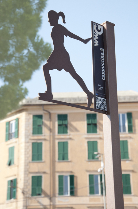 SEGNALETICA WONDERFUL WALKING GENOVA