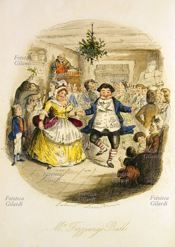 Charles DICKENS (1812-1870) illustrazione di John Leech (29 agosto 1817 – 29 ottobre 1864) da \