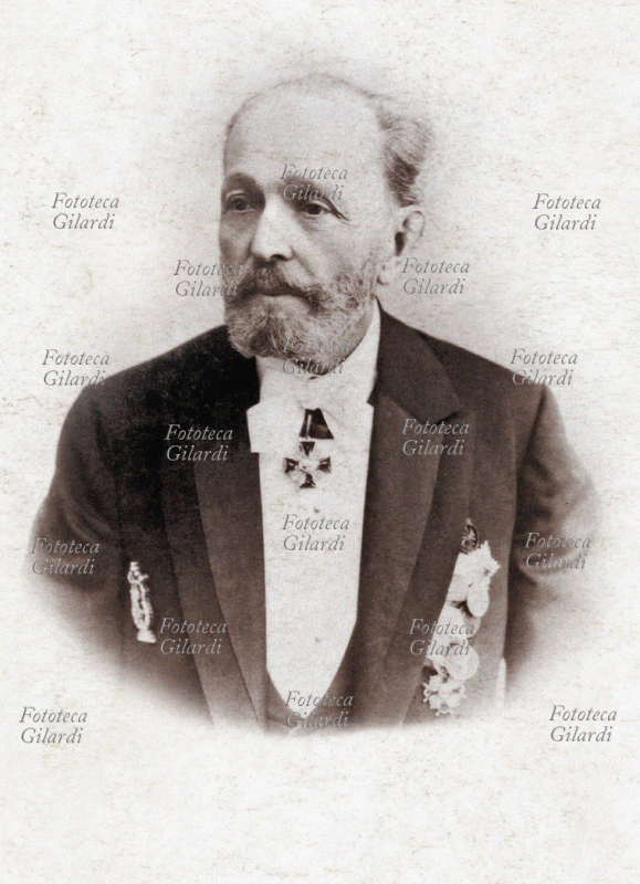 Marius PETIPA (1822-1910) ballerino e coreografo francese, fu maestro di danza e coreografo del Balletto Imperiale di San Pietroburgo. Ritratto in età matura, 1890 circa