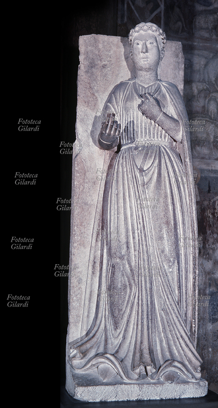 Benedetto ANTELAMI (1150-1230) La primavera, allegoria rappresentazione simbolica nelle vesti di una giovane donna. Battistero, Parma XII-XIII secolo