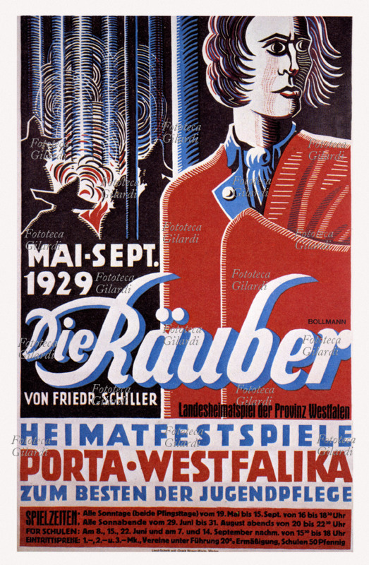 Friedrich SCHILLER (1759-1805) Manifesto di Bollmann per \