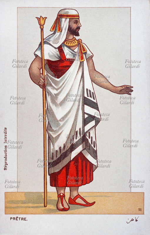 AIDA costume di scena di un Sacerdote; dall\