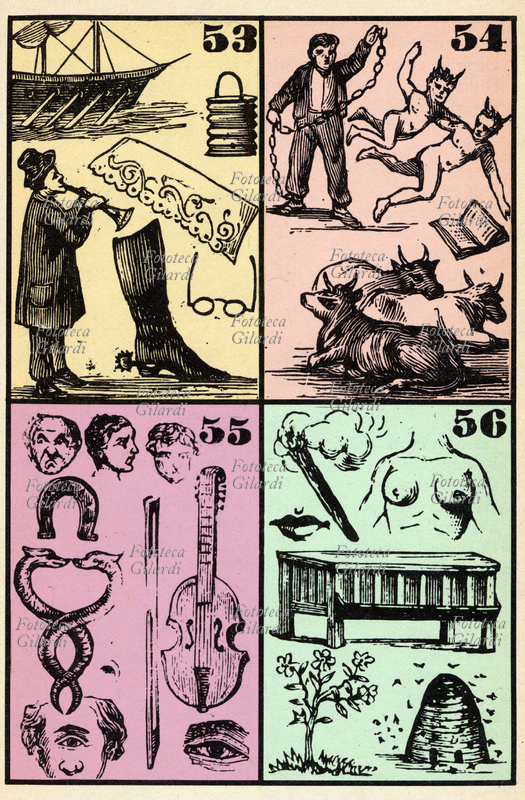 SMORFIA tavola con l\