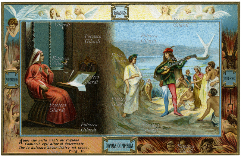 DIVINA COMMEDIA (1321) Purgatorio, canto II. \