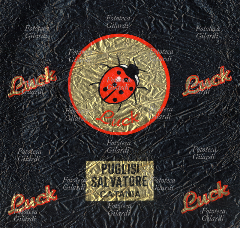 COCCINELLA. Velina per la protezione di arance per Puglisi Salvatore a Catania (Sicilia) marca \