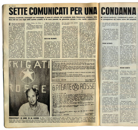 NOTIZIA SUL SETTIMANALE OGGI RAPIMENTO MORO 1978 NOTIZIA SUL SETTIMANALE OGGI RAPIMENTO MORO 1978