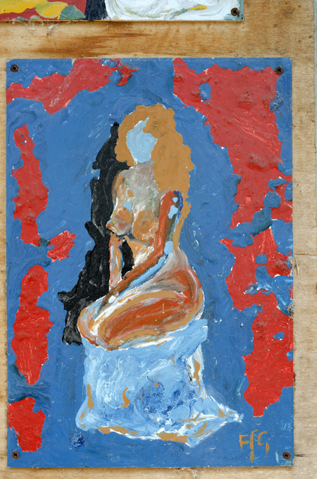 NUDO FEMMINILE IN GINOCCHIO NUDO FEMMINILE IN GINOCCHIO