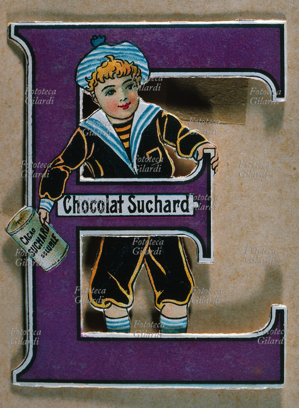CACAO Cartoncino pubblicitario del Cacao Suchard della serie \