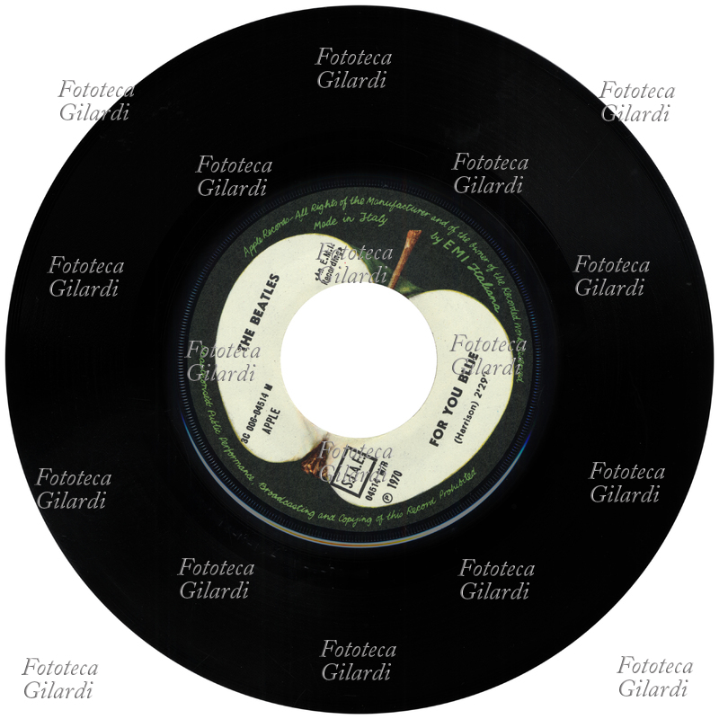 APPLE RECORDS etichetta del lato B del 45 giri \