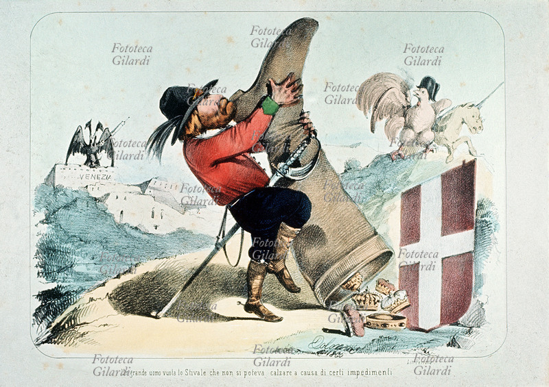 RISORGIMENTO caricatura dell\