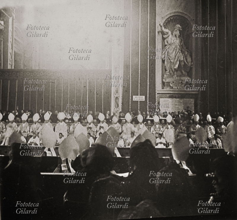 PIO X (1903-1914) Messa Pontificale, nella basilica di San Pietro \