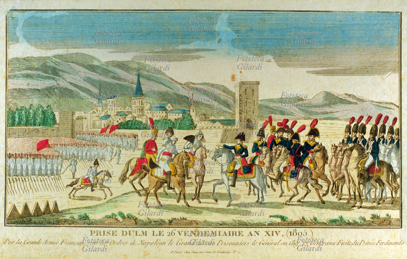 NAPOLEONE I (1769-1821) La presa di Ulma, cittadina tedesca presso la quale Napoleone il 19 ottobre 1805 sconfisse l\