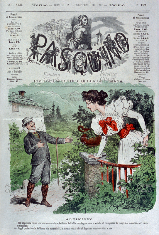 ALPINISMO "- Un alpinista come voi, entusiasta delle bellezze dell\