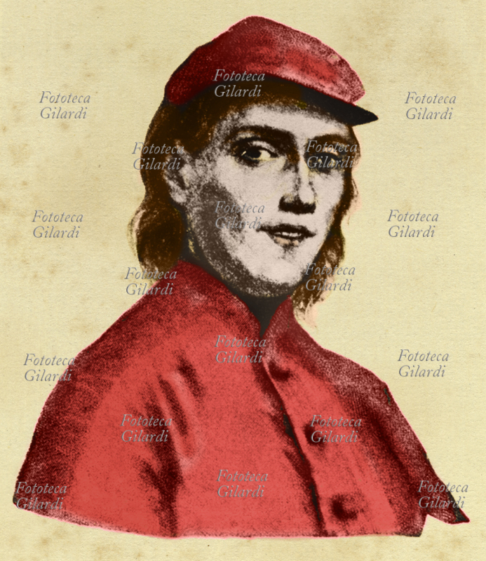 Tonina MARINELLI (?-1862) esule veneta, vestita da garibaldina, combattè al fianco del marito durante la spedizione dei Mille, XIX secolo