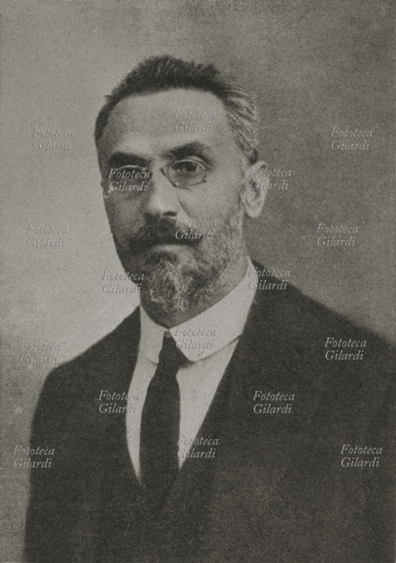 Ivanoe BONOMI (1873-1951) portrait. Minister of War in the 5th Government Giolitti, Italy June 15th 1920