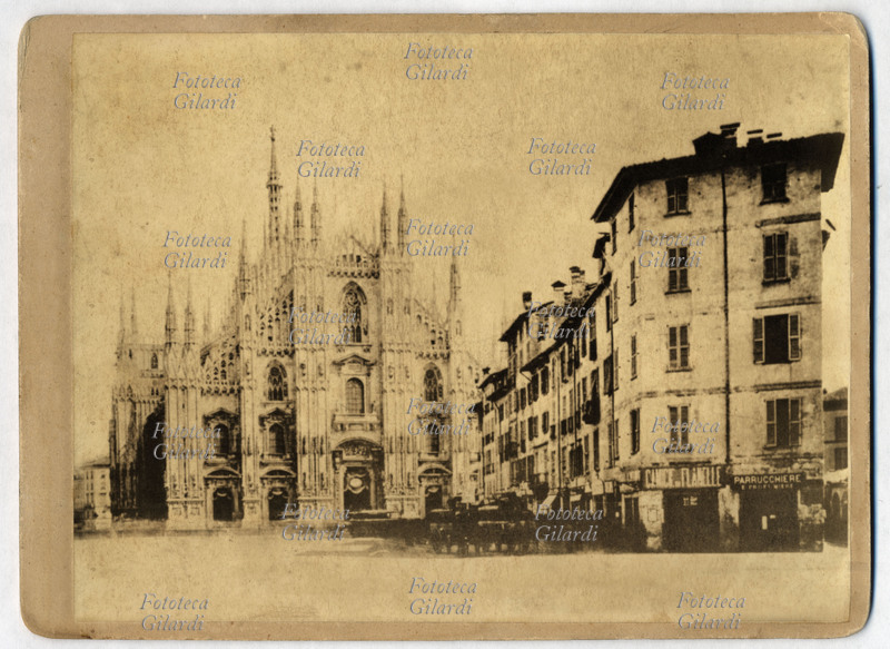 MILANO Piazza del Duomo prima dell\