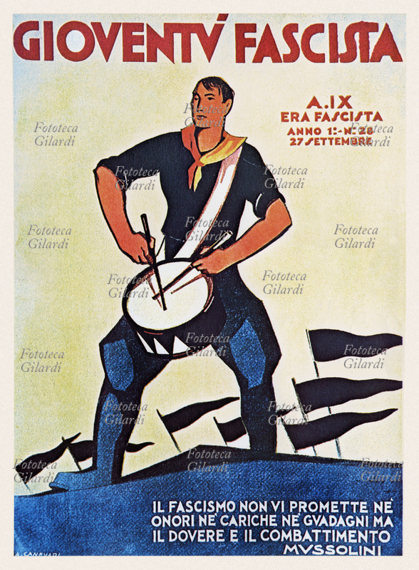 FASCISMO Copertina del giornale \