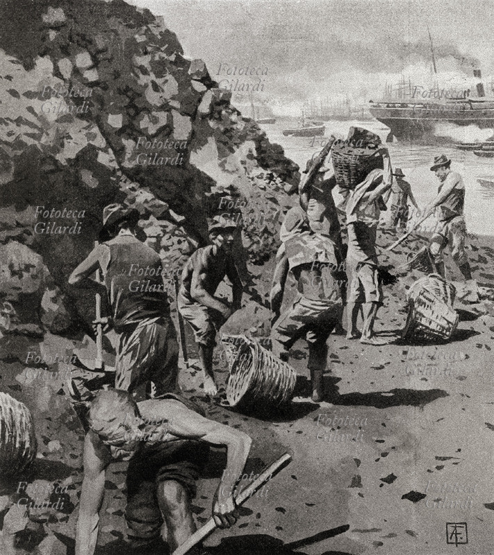 STORIA DEL MOVIMENTO OPERAIO I camalli, lavoratori addetti al carico e allo scarico nel porto di Genova, all\