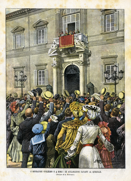GUGLIELMO II A ROMA DOMENICA DEL CORRIERE 1903 GUGLIELMO II A ROMA DOMENICA DEL CORRIERE 1903
