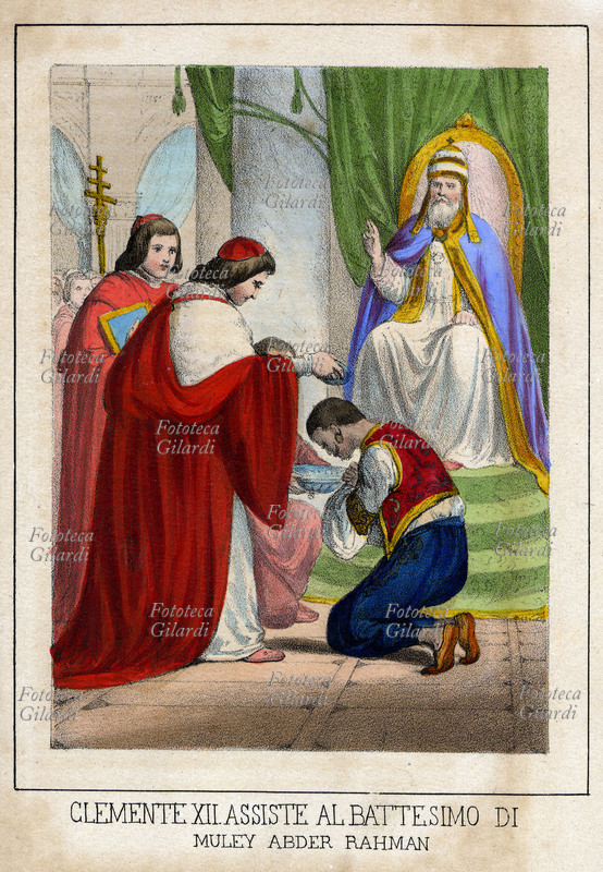 PAPA CLEMENTE XII Lorenzo Corsini, nato a Firenze eletto nel 1730, morto nel 1740. Un episodio della vita del Papa: \