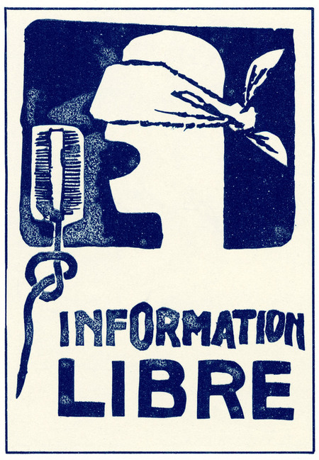 INFORMAZIONE LIBERA MANIFESTO MAGGIO FRANCESE 1968