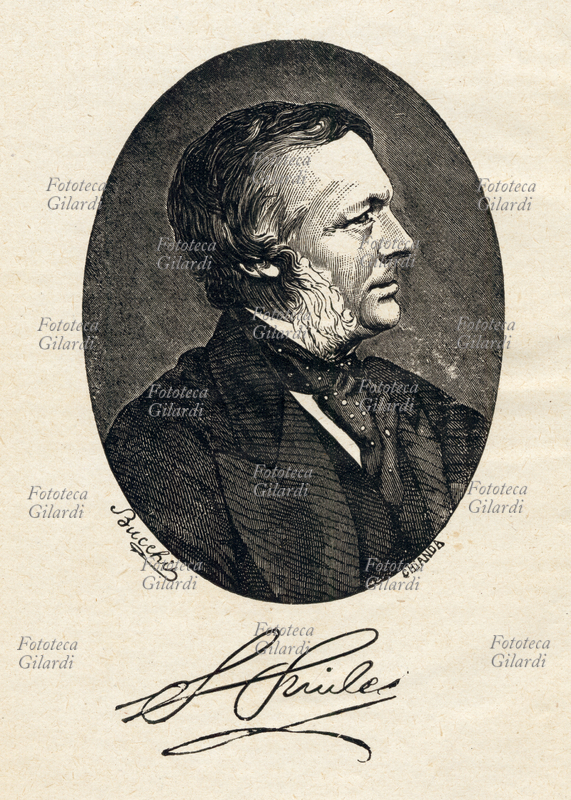 Samuel SMILES (1812-1904) scrittore, giornalista e politico scozzese. Nato in una famiglia numerosa, fu costretto ad abbandonare gli studi all\