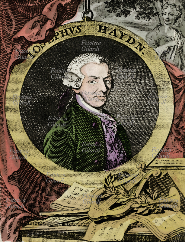 Franz Joseph HAYDN (1732-1809) Ritratto del compositore austriaco in un\