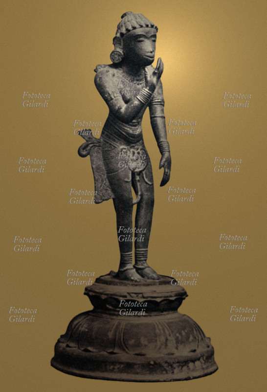HANUMAN il re delle scimmie. Computer Art da statuetta in bronzo, s.d.