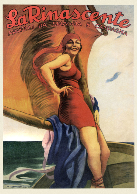 DUDOVICH LA RINASCENTE 1935 DUDOVICH LA RINASCENTE 1935