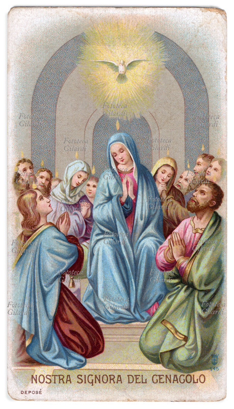 PENTECOSTE Immaginetta raffigurante \