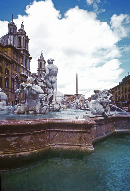 The fountains of Piazza Navona The fountains of Piazza Navona