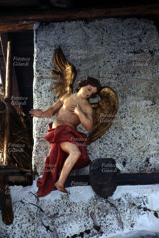 PRESEPIO in grandezza naturale, dettaglio dell\