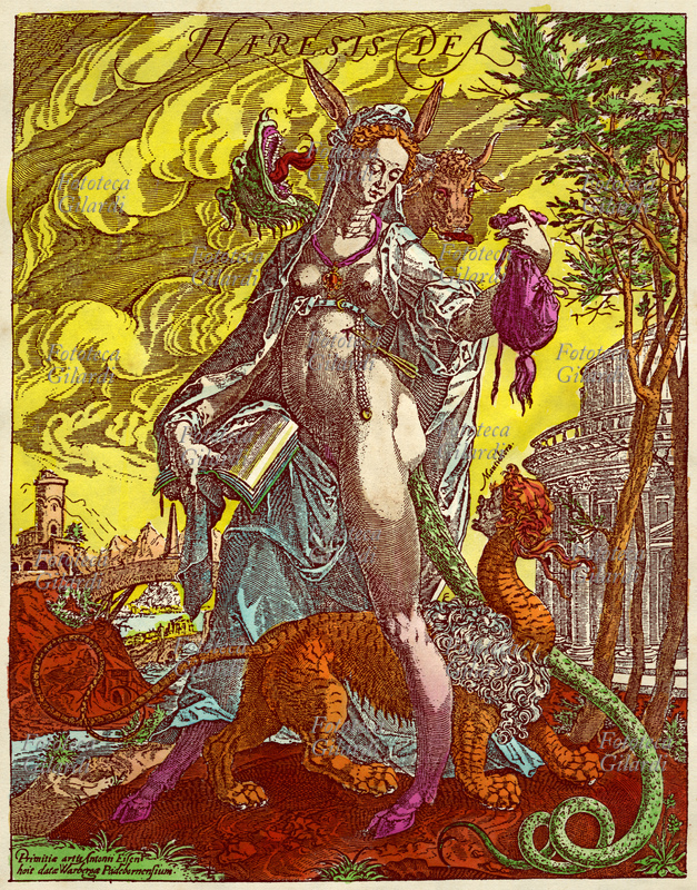 ERESIA La dea Eresia, raffigurata come una donna con le orecchie d\