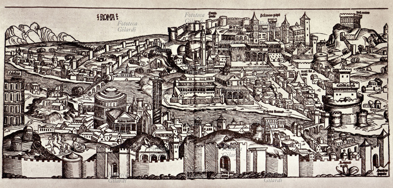 ROMA Pianta dell\