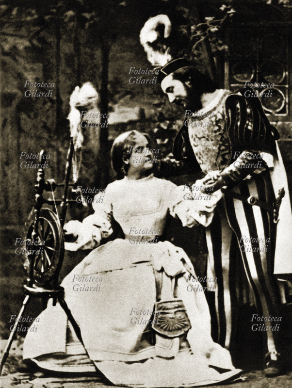 Adelina PATTI (1843-1919) soprano interpreta Margherita in una scena dell\