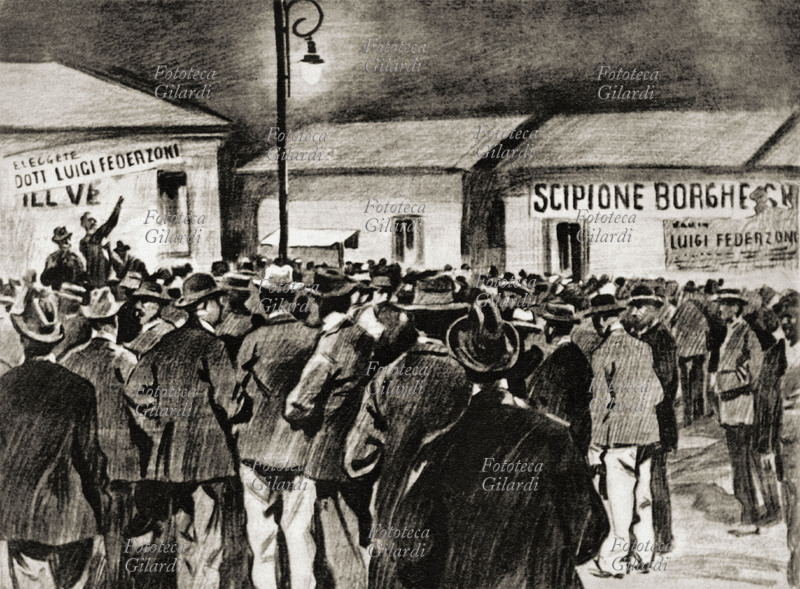 ELEZIONI Comizio alla periferia di Roma tra le case popolari di Porta Metronia. È l\