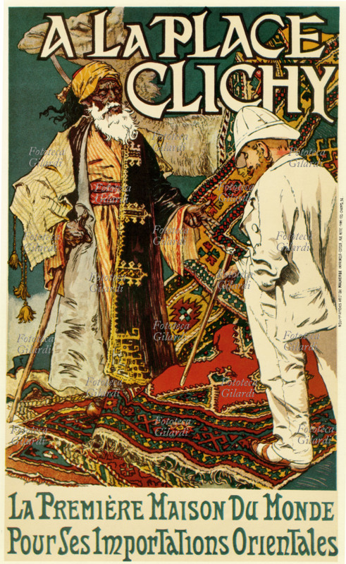 MANIFESTO di Eugene Grasset per il negozio di mode \