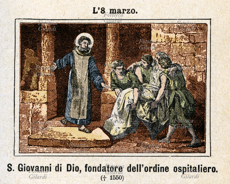 San GIOVANNI DI DIO (8 marzo 1495 – 8 marzo 1550), al secolo Juan Ciudad, religioso spagnolo di origine portoghese, Fondatore dell\