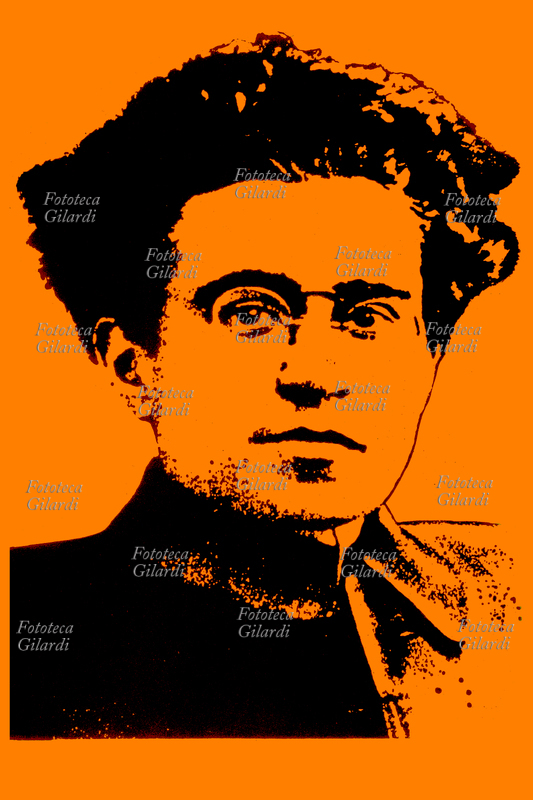 Antonio GRAMSCI (22 January 1891 – 27 April 1937), Italian politician, philosopher, political scientist, journalist, linguist and literary critic, first a member of the Socialist Party and then founder of the Communist Party of Italy in 1921. Photographic elaboration of a 1916 portrait, Italy 20th century.