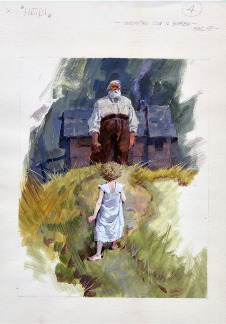 HEIDI E IL NONNO ILLUSTRAZIONE DI LIBICO MARAJA