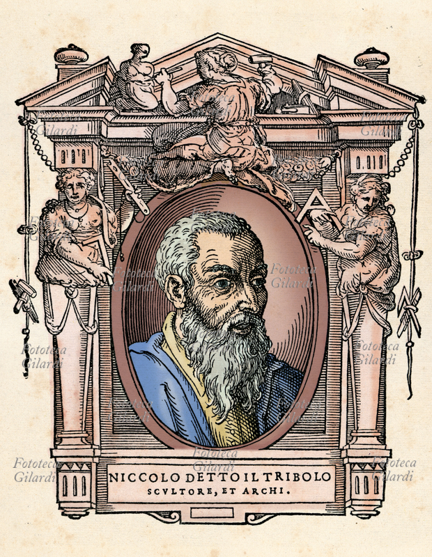 IL TRIBOLO (1500 circa - 7 settembre 1550), pseudonimo di Niccolò di Raffaello di Niccolò dei Pericoli, architetto e scultore italiano, uno dei protagonisti del manierismo; architetto di corte di Cosimo I de\