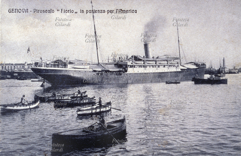EMIGRAZIONE Genova, il piroscafo \