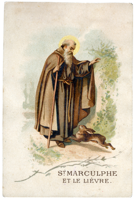 SAN MARCULFO E LA LEPRE SAN MARCULFO E LA LEPRE