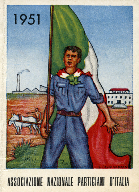 TESSERA ANPI 1951 TESSERA ANPI 1951