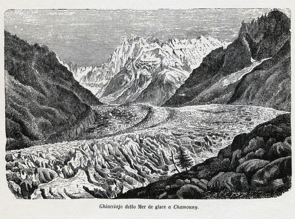 MER DE GLACE À CHAMONIX MER DE GLACE À CHAMONIX