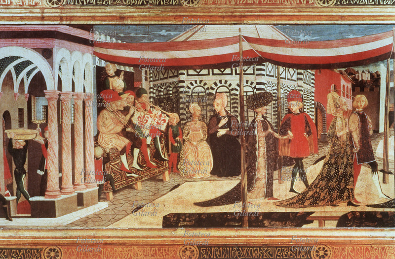 MATRIMONIO Maestro del Cassone Adimari. \
