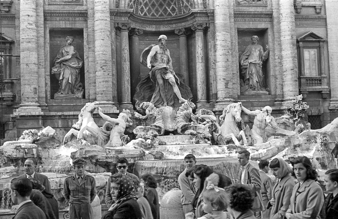 VEDUTA DI FONTANA DI TREVI