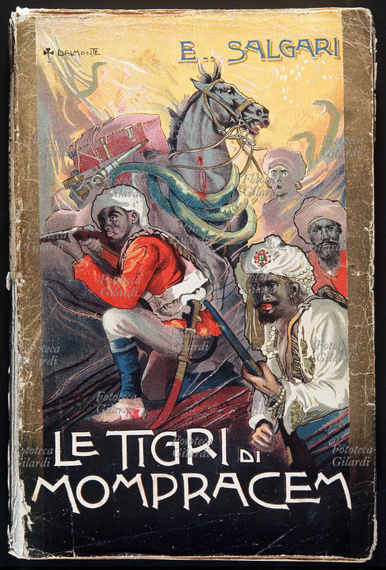 Emilio SALGARI (21 agosto 1862 – 25 aprile 1911) Copertina del celebre romanzo \
